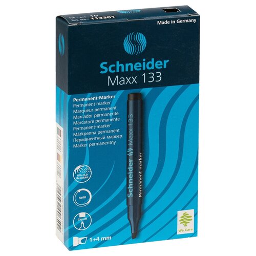 фото Schneider набор черных маркеров maxx 133 (113301), 10 шт.
