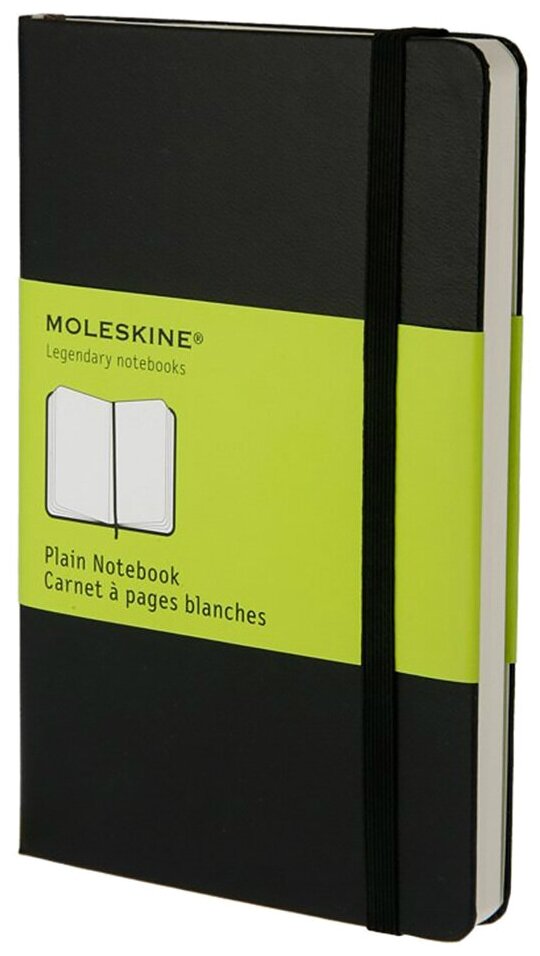 Блокнот Moleskine Classic Pocket 90x140, 96 листов 385066QP012, черный