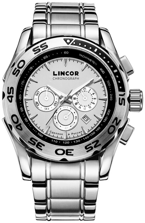 Наручные часы LINCOR 1012S0B3, серебряный