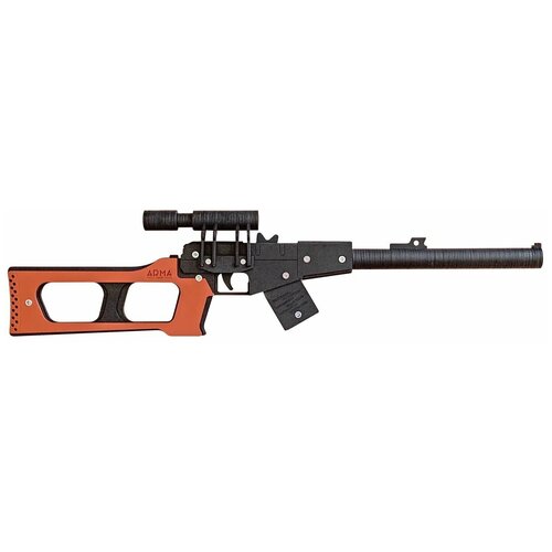 фото Снайперская винтовка всс «винторез» от arma.toys, деревянная, с действующим прицелом, окрашена под боевую