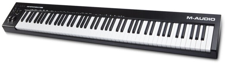 M-Audio Keystation 88 MK3 MIDI-клавиатура USB, 88 динамическая клавиша, MIDI OUT, интерфейс USB to MIDI OUT, назначаемый ползунок, разъем для БП, пита