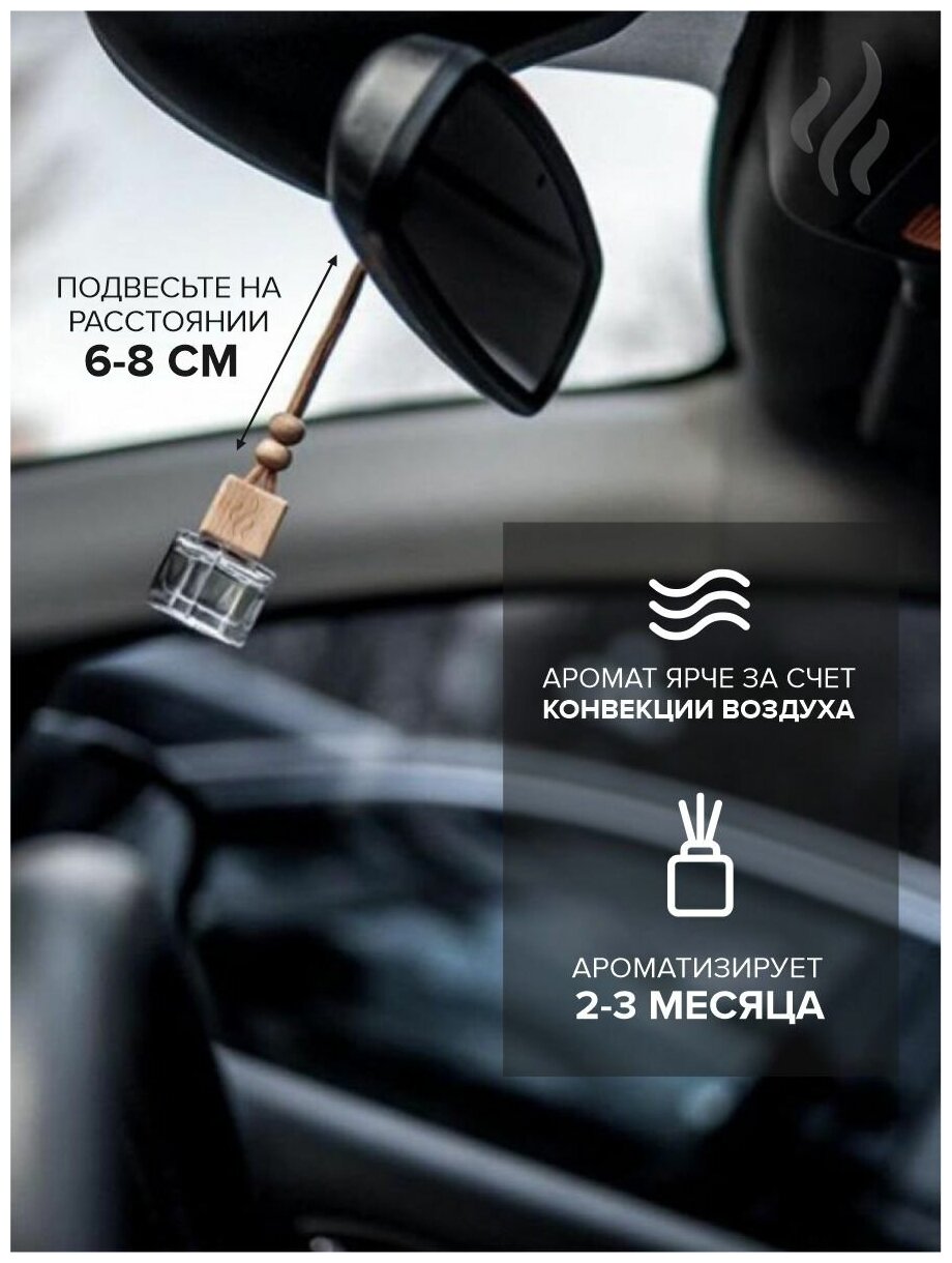 Автопарфюм "Перуанский Пачули" AROMAKO, ароматизатор для автомобиля, освежитель воздуха в машину