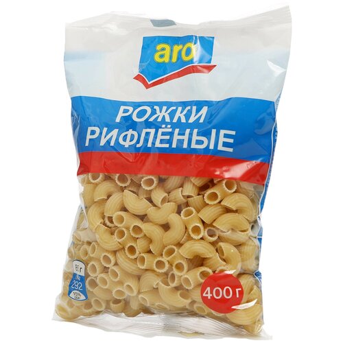 ARO Макароны  рифленые, рожки, 400 г