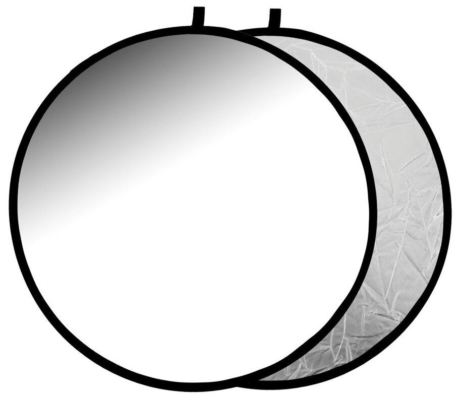 Отражатель 2в1 Raylab RF-09 белый/серебристый 60см