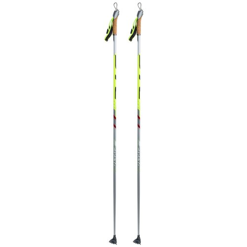 Лыжные палки STC Avanti, 140 см, зеленый/серый