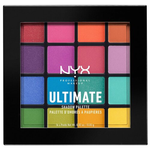 палетка теней для глаз nyx professional makeup tiger energy 10 2 г NYX professional makeup Палетка теней Ultimate Shadow Palette, 13 г