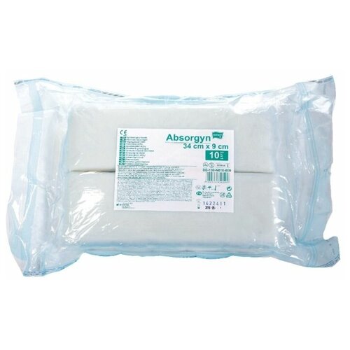 Matopat Absorgyn стерильные 34 cм x 9 cм, 10 шт.