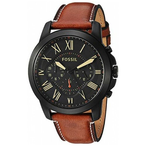 fossil grant fs4812ie Наручные часы FOSSIL Grant, коричневый, черный