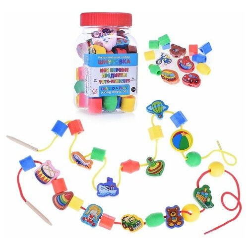 Мои первые предметы, Анданте (бусы-шнуровка, 40 эл, RDI-D108a)