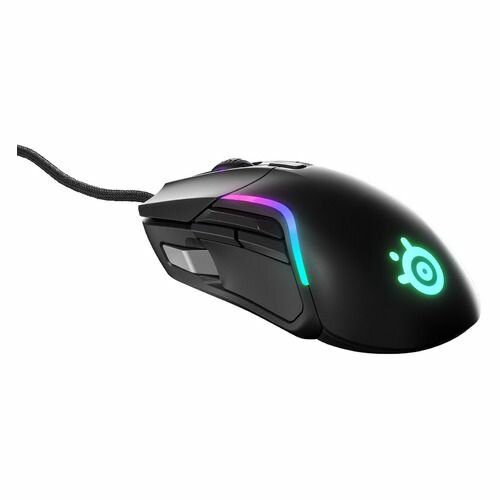 Мышь SteelSeries Rival 5, игровая, оптическая, проводная, USB, черный [62551]