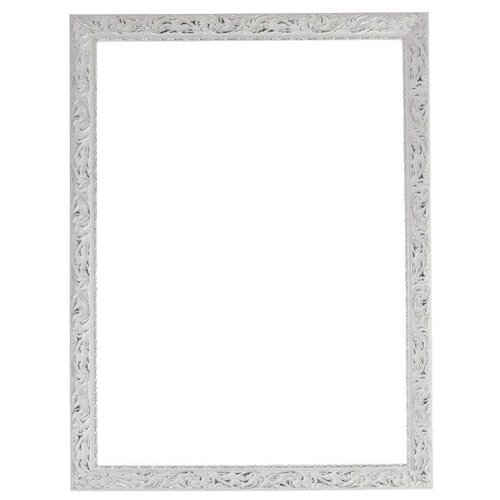Calligrata Версаль (4476197) 100x4 см размер окна: 50 x 70 см 100 см 4 см , бело-серебристый