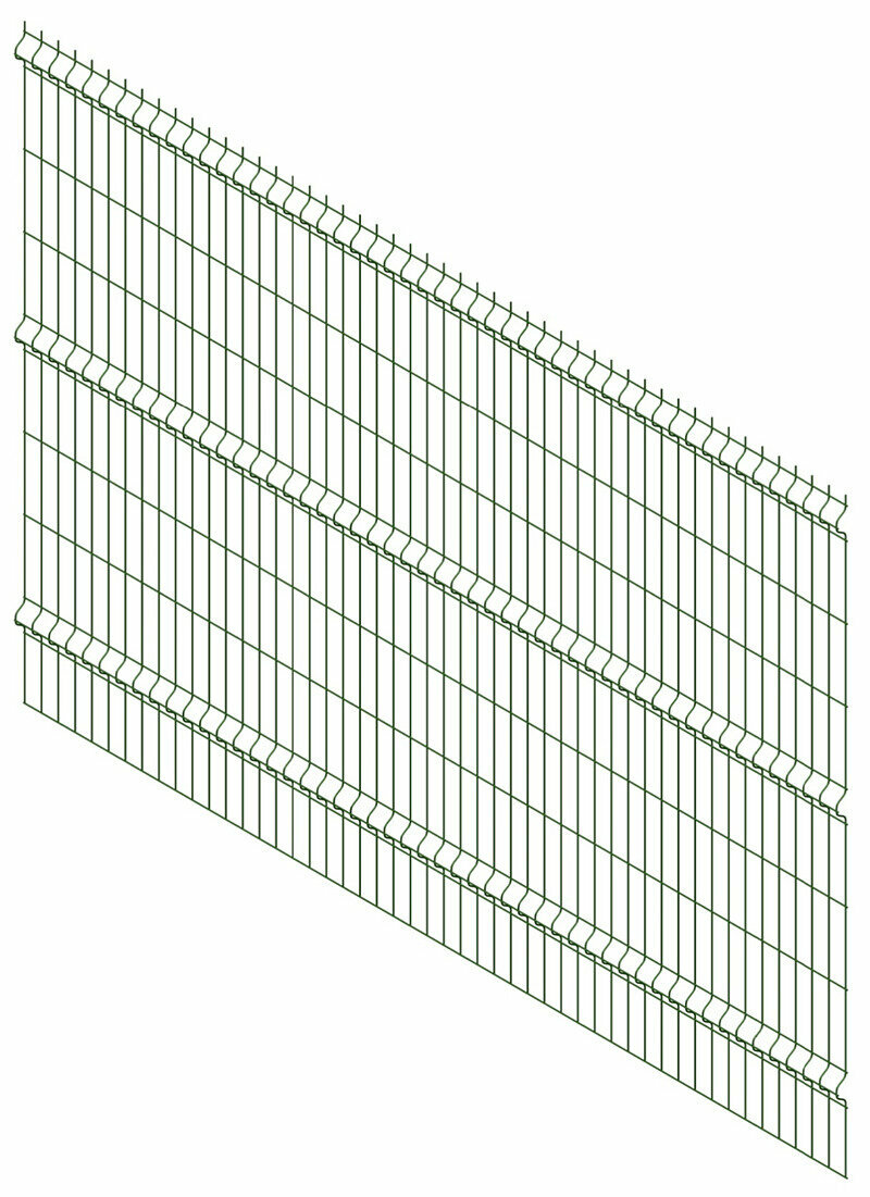 Забор металлический, Ограждение садовое из 3 D Панелей Преграда 3,8 , 2700х1470 мм., 5 шт. - фотография № 2