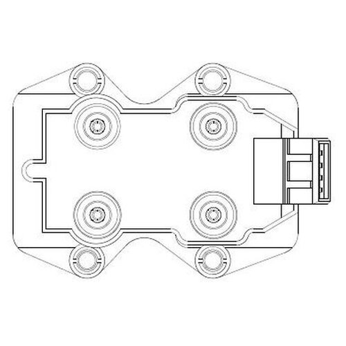 фото Катушка зажигания стартвольт sc2131 для opel astra, calibra, omega, vectra startvolt