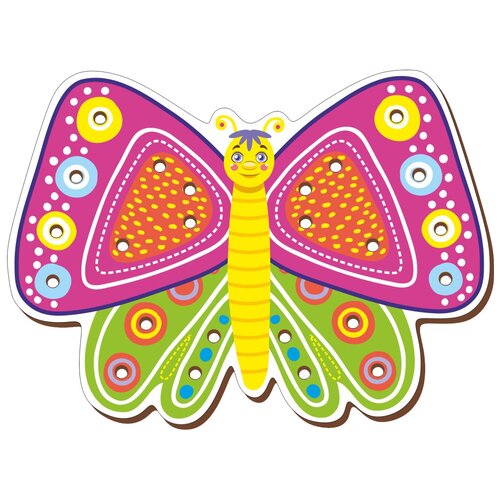 WoodLandToys Шнуровка цветная 