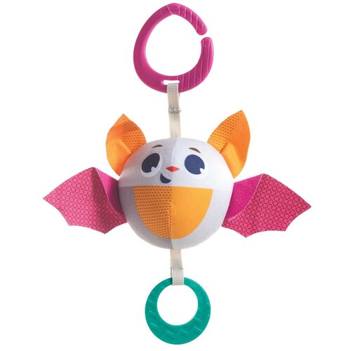 Подвесная игрушка Tiny Love Летучая мышка (1115701110), белый/розовый/оранжевый подвесные игрушки tiny love летучая мышка 552