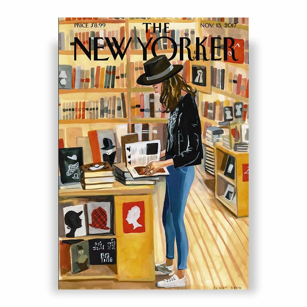 Обложка The New Yorker (Нью-Йоркер) от 13 ноября 2017 года, 21 x 30 см в тубусе