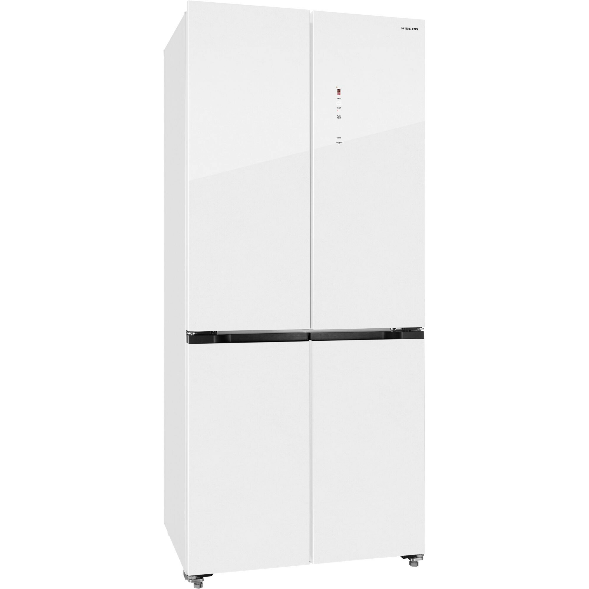 Холодильник HIBERG RFQ-600DX NFGW, Cross Door, Total No Frost, инвертор, 526 л объем, белое мерцающее стекло - фотография № 14