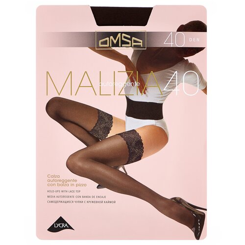 фото Чулки omsa malizia, 40 den, размер 4, cioccolato