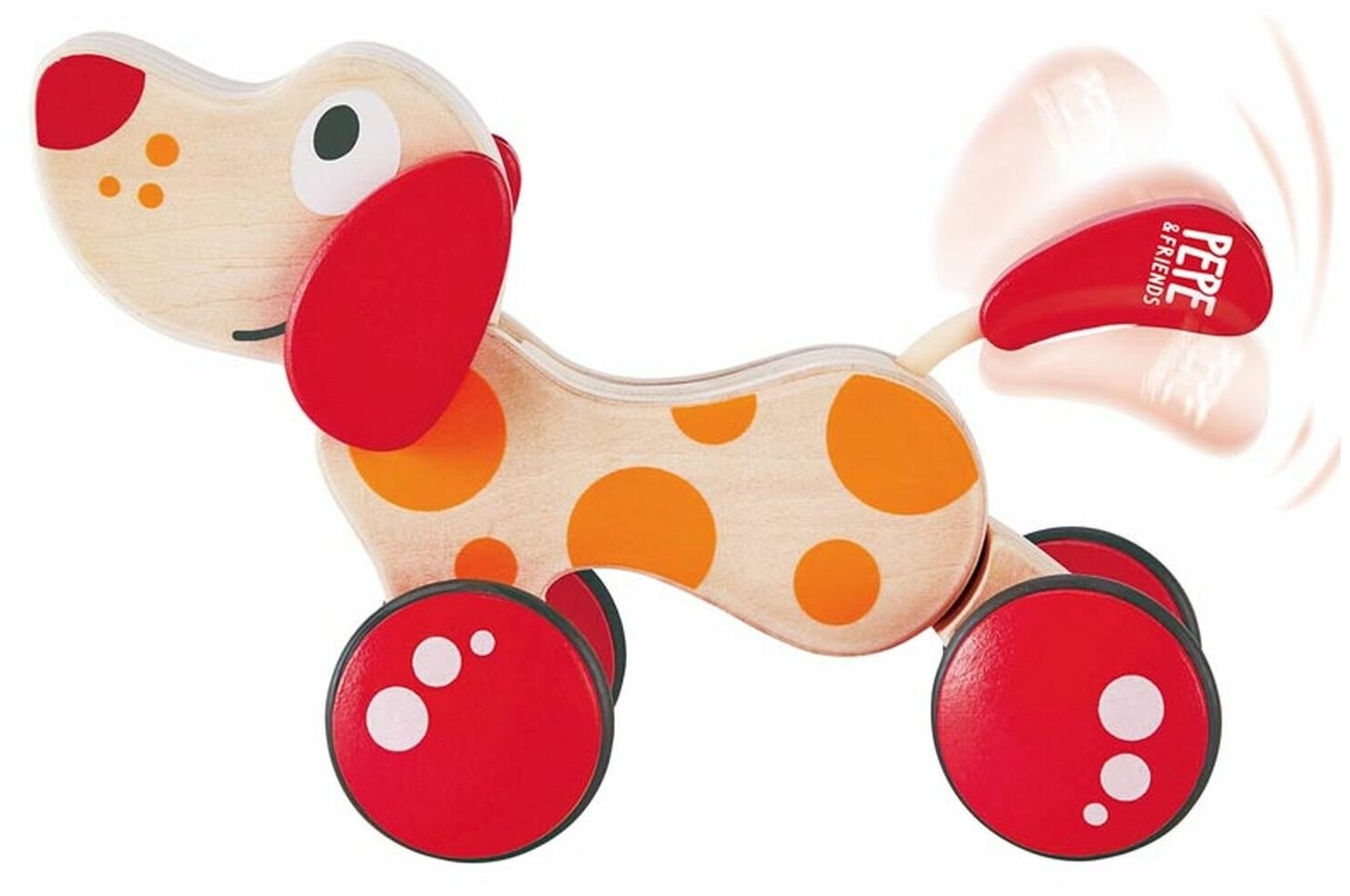 Каталка-игрушка Hape Walk-A-Long Puppy (E0347)