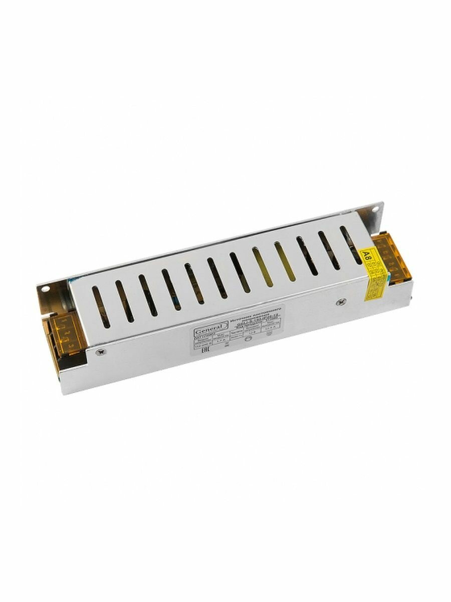 Драйвер для светодиодно ленты 12V, 150W, IP20 General GDLI-150-IP20-12 (512700) - фото №4