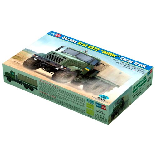 HobbyBoss Ukraine KrAZ-6322 Soldier Cargo Truck (85512) 1:35 сборная модель hobbyboss ukraine kraz 6322 soldier cargo truck 85512 1 35