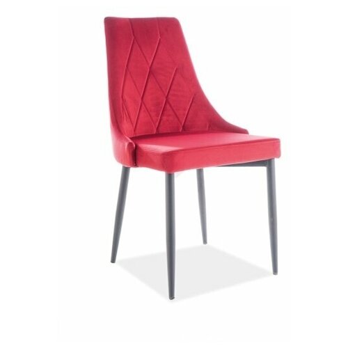 фото Стул signal trix b velvet, бордовый