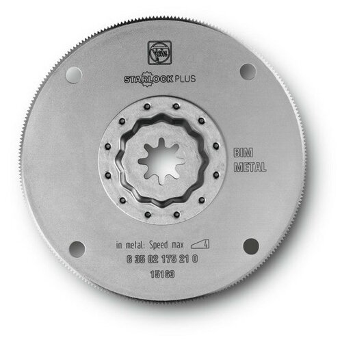 фото Пильный диск hss slp из быстрорежущей стали, 100 мм, 1 шт fein 63502175210