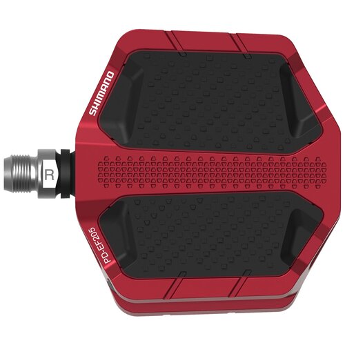 Педали Shimano PD-EF205 Urban Flat Pedals Red