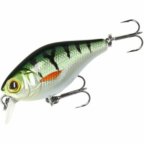 фото Воблер mikado bold head natural perch - плавающий, 1 м, 4 см, 2,5 г. pwf-bh-4f-np
