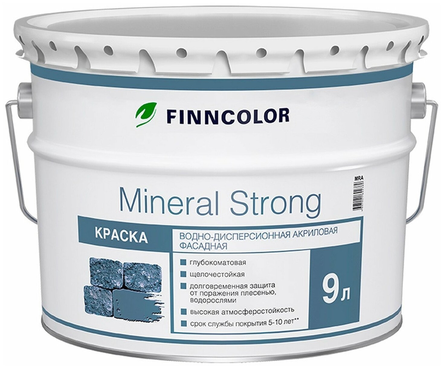 Краска Finncolor Mineral Strong фасадная, База MRA, 9 л