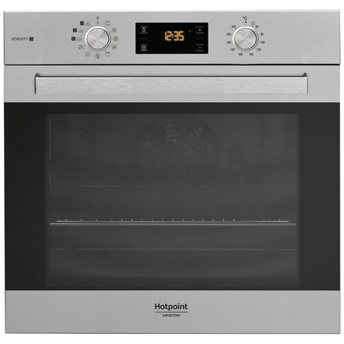 Электрический духовой шкаф Hotpoint FA5S 841 J IX HA, серебристый духовой шкаф hotpoint ariston fa5s 841 j ix ha нержавеющая сталь