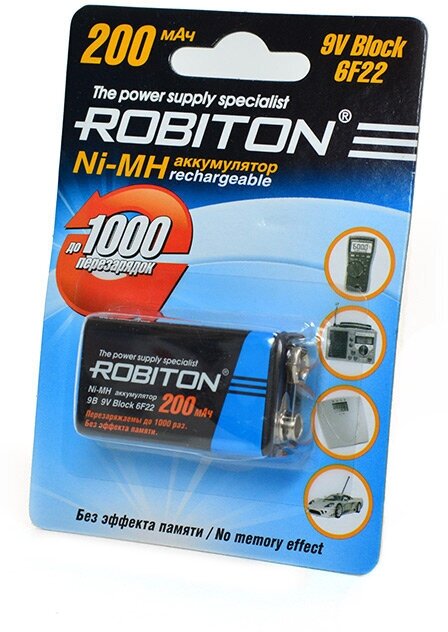 Robiton Аккумулятор Robiton Ni-MH E 200mAh BL1 (200MH9)