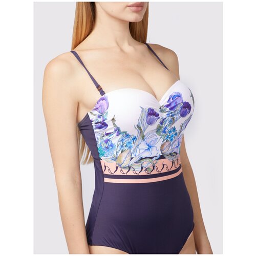 фото Купальник слитный с цветочным принтом marc & andre ru 42 / eu 36 / xs