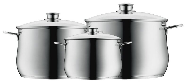 фото Набор кастрюль WMF Diadem Plus 0730036040 6 пр.