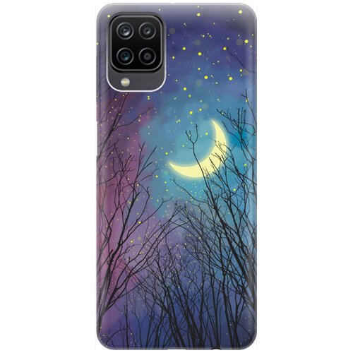 фото Re:pa накладка transparent для samsung galaxy a12 / m12 с принтом "месяц в ветвях"