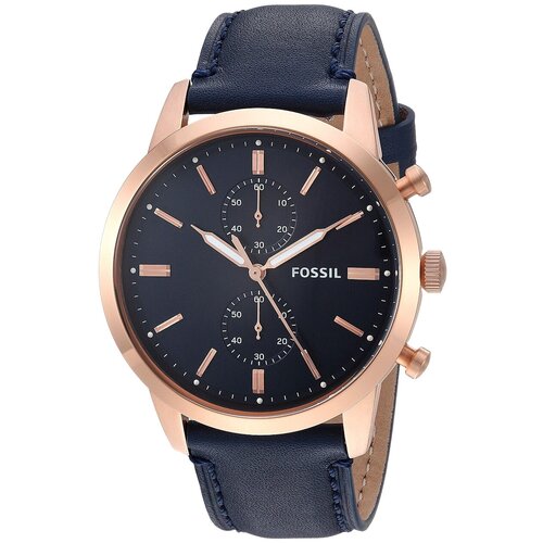 Наручные часы FOSSIL Townsman FS5436, синий, черный