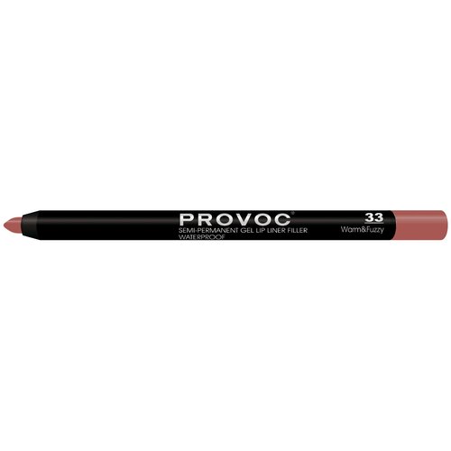 Provoc гелевая подводка в карандаше для губ Semi-Permanent Gel Lip Liner, 33 warm & fuzzy