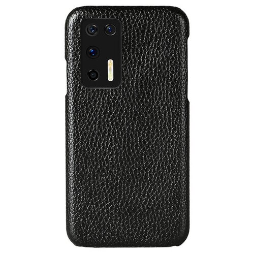 фото Чехол-накладка-бампер mypads premium для huawei p40 pro из натуральной кожи крокодила с тиснением экзотическая неповторимая фактура ручная работа черный