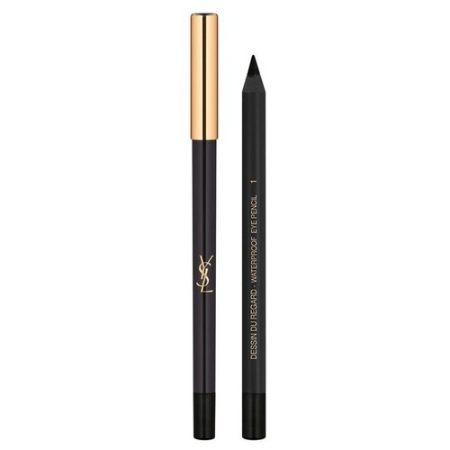 Yves Saint Laurent Карандаш для глаз Dessin Du Regard Waterproof, оттенок 01 noir effronte