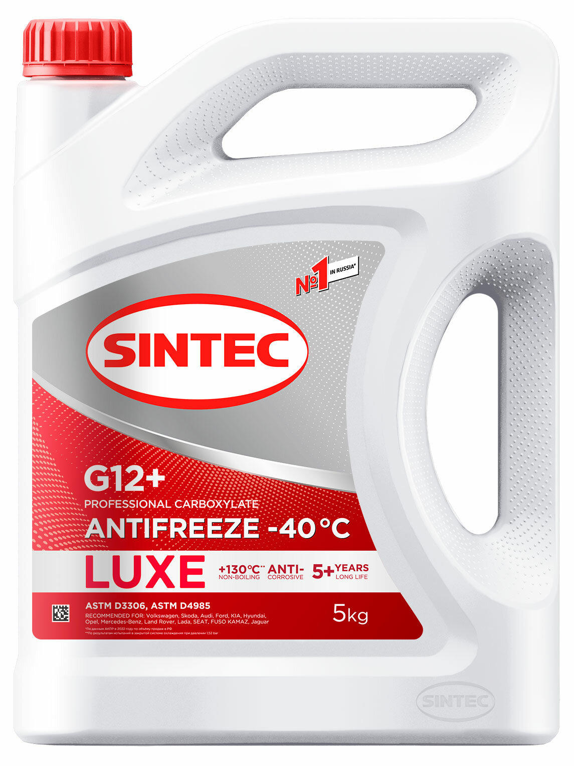 Антифриз Sintec Lux G12, 5 л