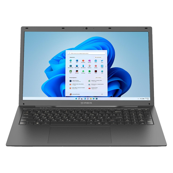 IRBIS 17NBC2006 17" notebook CPU: R5 5560U 17"LCD 1920*1080 IPS  16GB sodimm+512GB SSD AC wifi Front camera: 2MP 5000mha batte