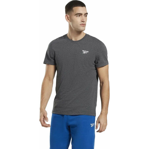 Футболка спортивная Reebok RI Left Chest Logo Tee, размер L, серый