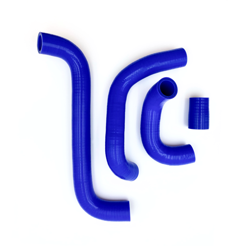 Патрубки системы охлаждения радиатора ВАЗ 2121 (4 шт)армированный силикон синий / РусТех