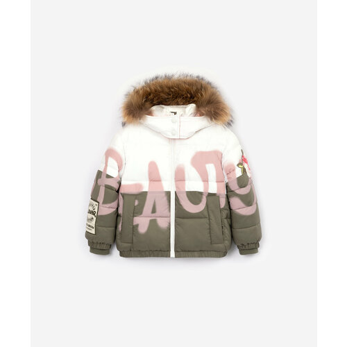 Куртка Gulliver, демисезон/зима, размер 122, мультиколор