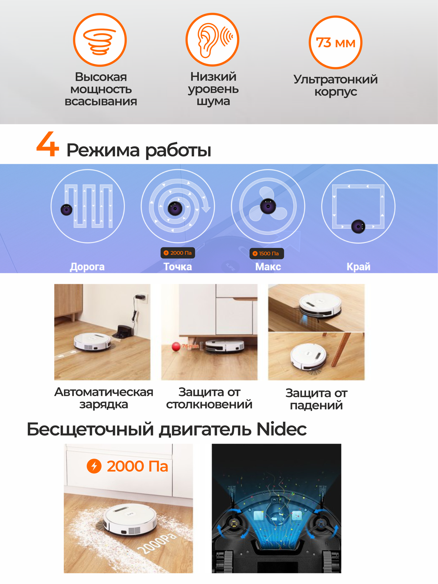 Пылесос Робот ILIFE V3SMAX