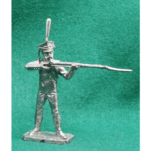 Оловянный солдатик 54 мм Рядовой Санкт-Петербургского гренадерского полка Россия 1812 г