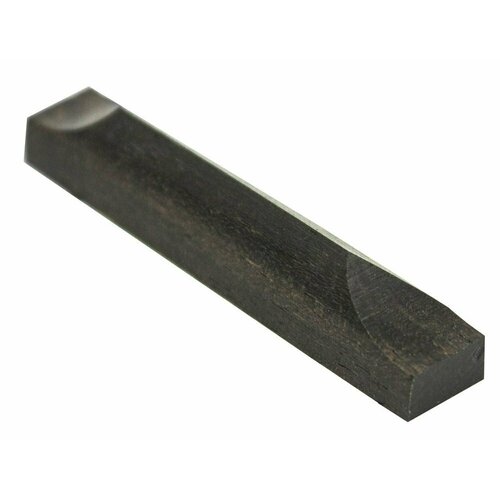 Порожек верхний для скрипки 3/4 заготовка, чёрное дерево черный, размер 3, 4