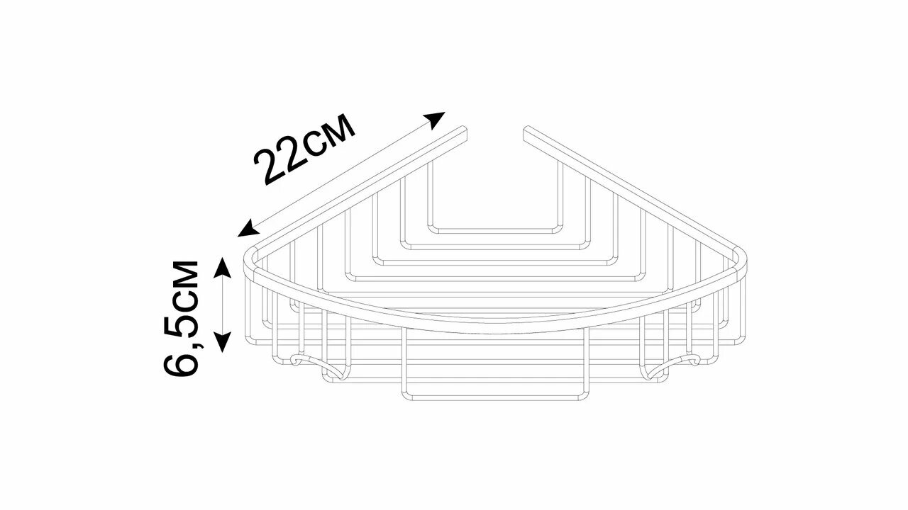 Полка корзина Fixsen - фото №7