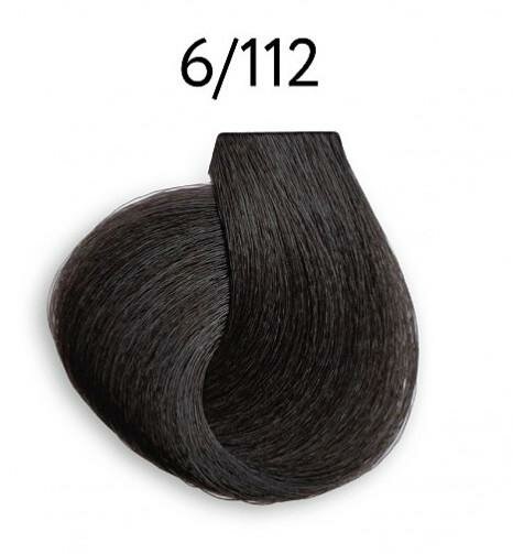 OLLIN Professional Color Platinum Collection перманентная крем-краска для волос, 6/112 темно-русый интенсивно-пепелный фиолетовый, 100 мл - фотография № 7