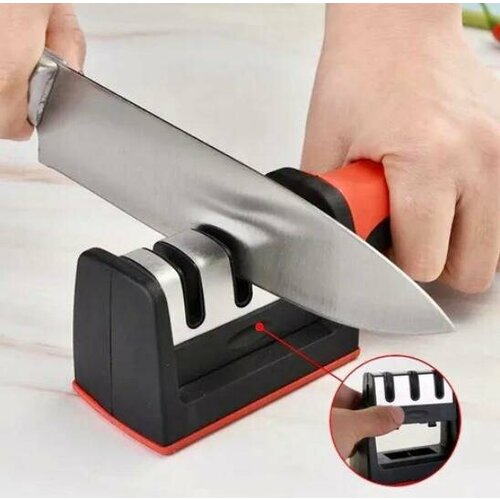 Точилка для ножей три лезвия без выбора цвета 245₽